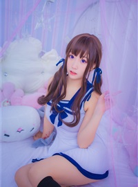 022 猫九酱Sakura 连衣水手服